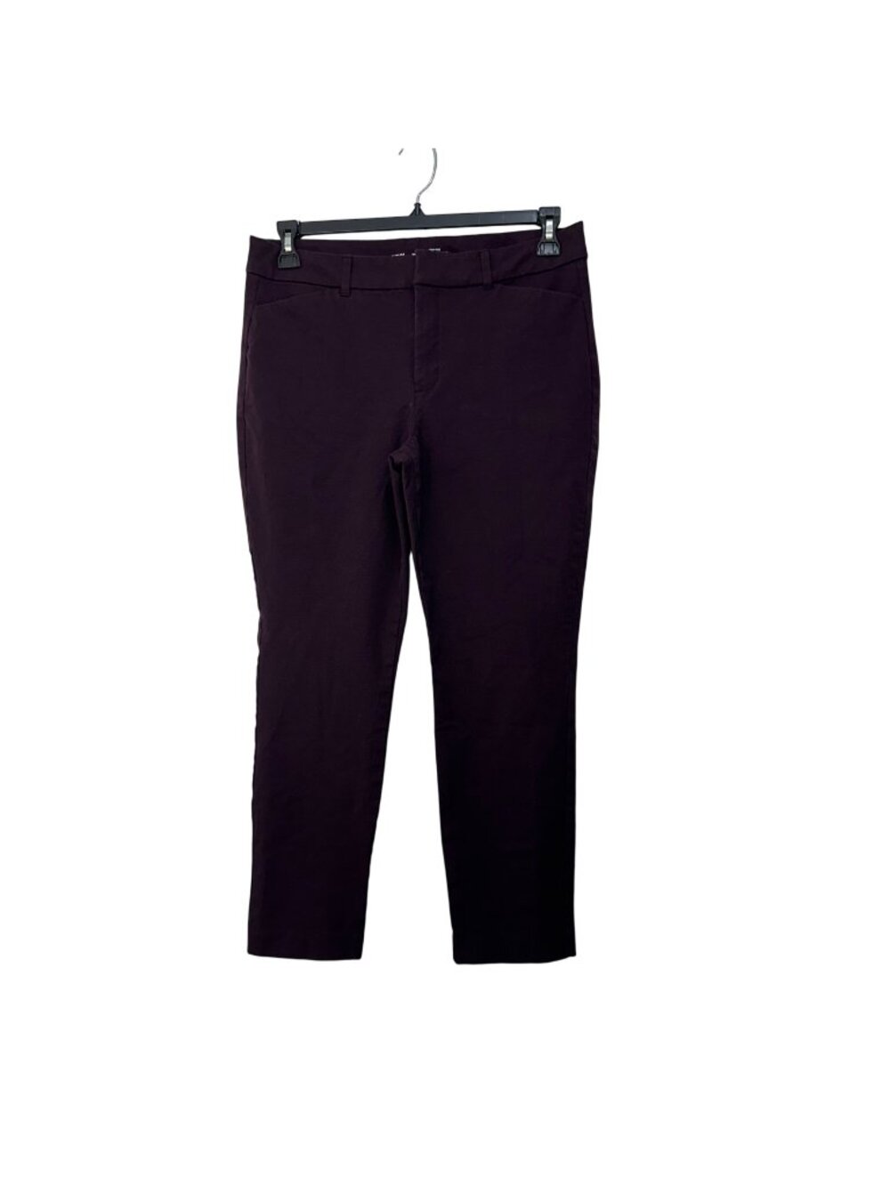 Old Navy Women Hi-Rise Pixie Skinny Pants SZ 12 Dark Purple Stretch Cotton Blend